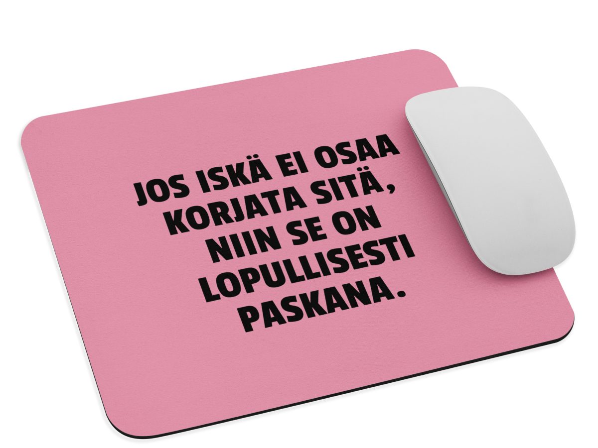 Jos iskä ei osaa korjata sitä, niin se on lopullisesti paskana | Hiirimatto – Pinkki