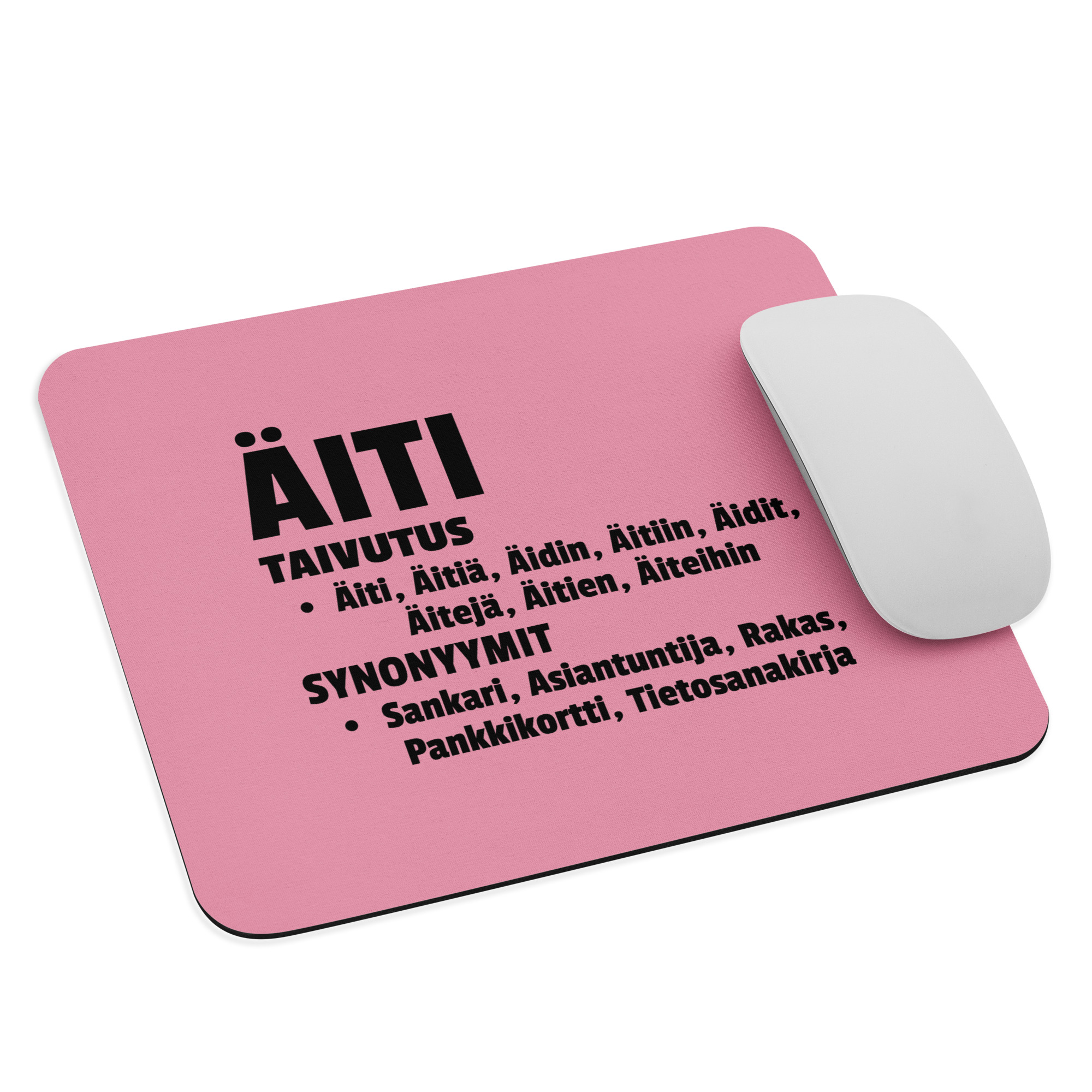 Äiti: sankari, asiantuntija, rakas, pankkikortti... | Hiirimatto – Vaalean punainen