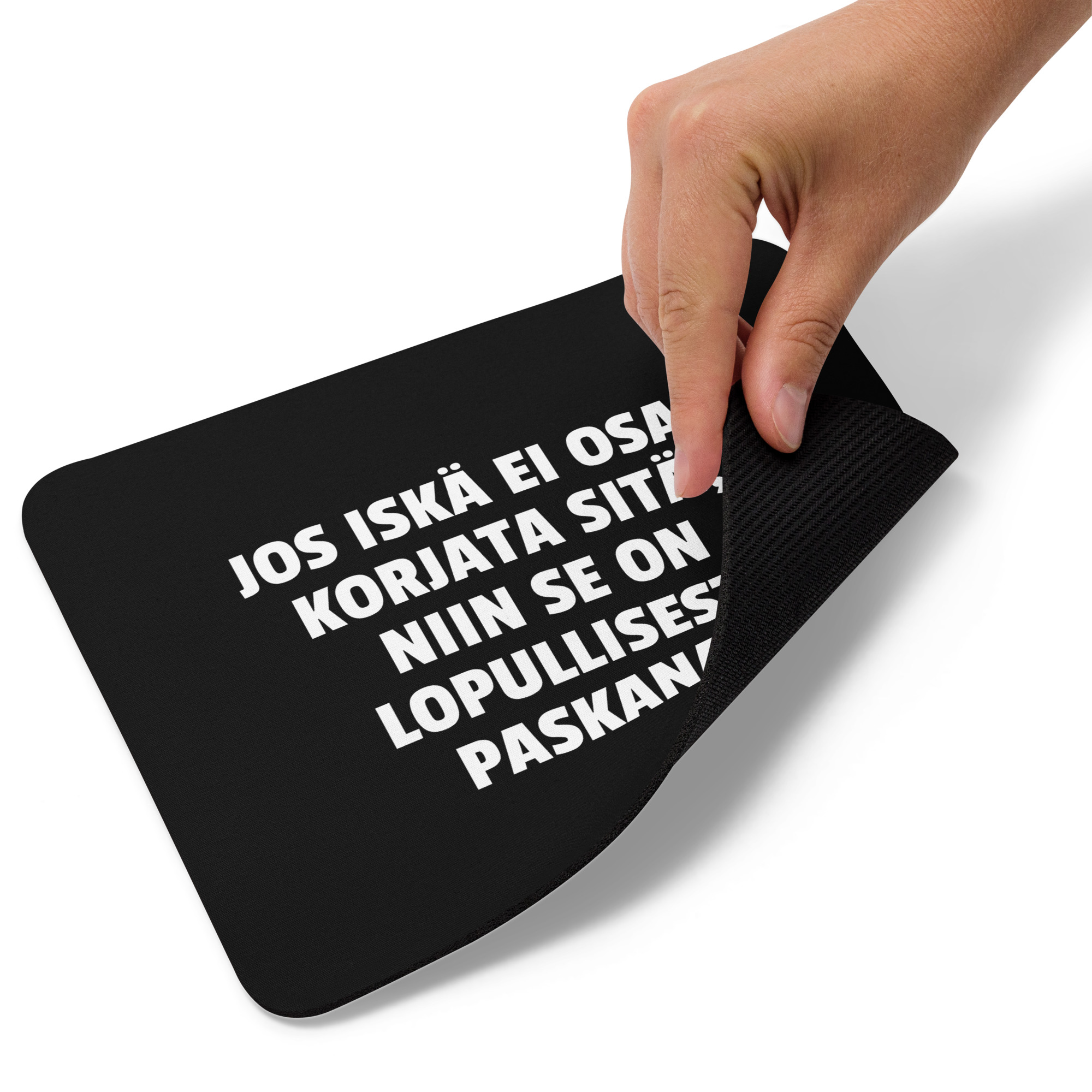 Jos iskä ei osaa korjata sitä, niin se on lopullisesti paskana | Hiirimatto – Musta - Image 2