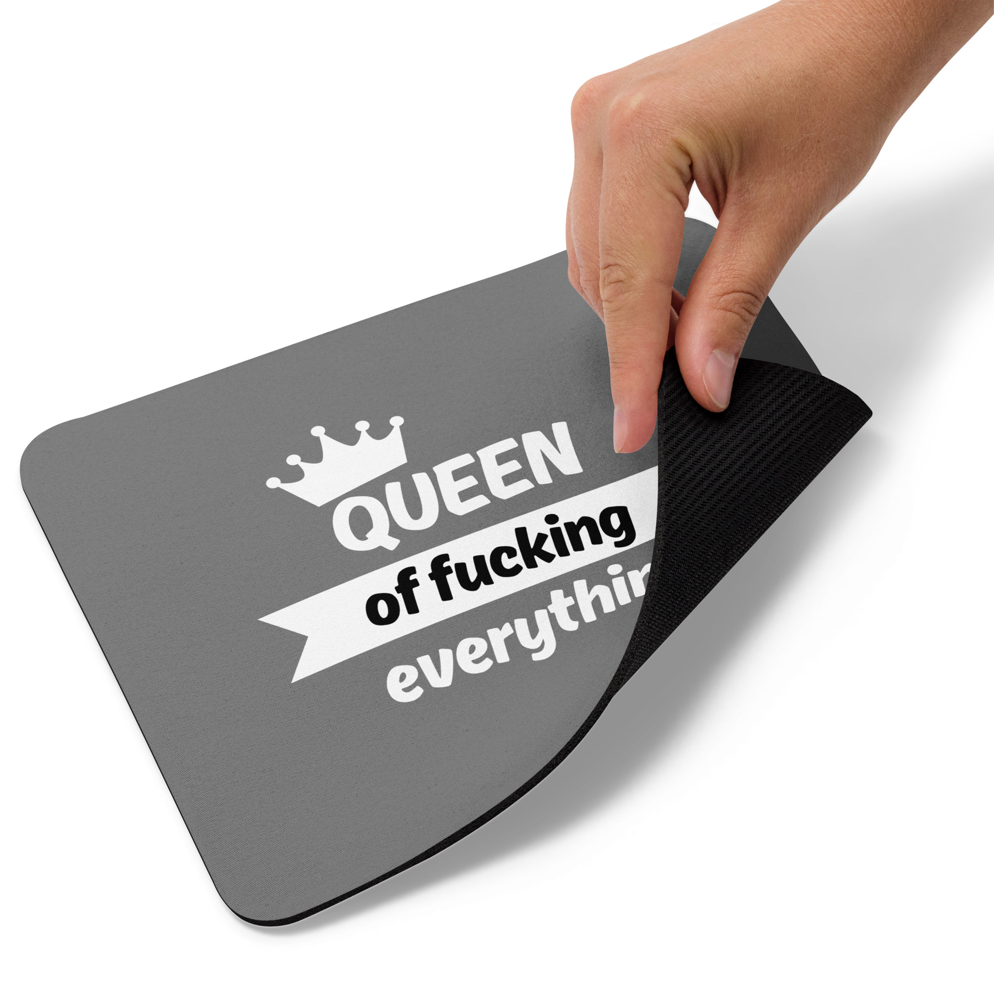 Queen of Fucking Everything | Hiirimatto – Harmaa - Image 2