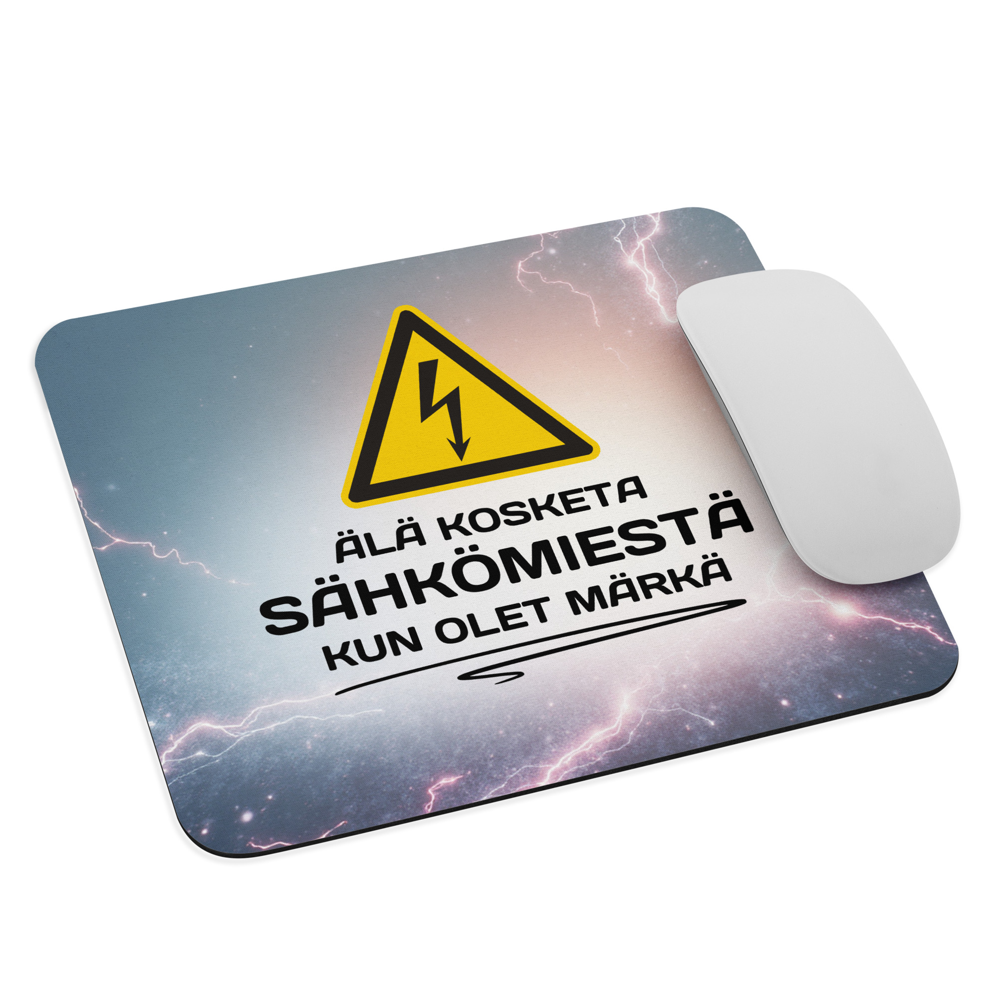 Älä kosketa sähkömiestä kun olet märkä | Hiirimatto
